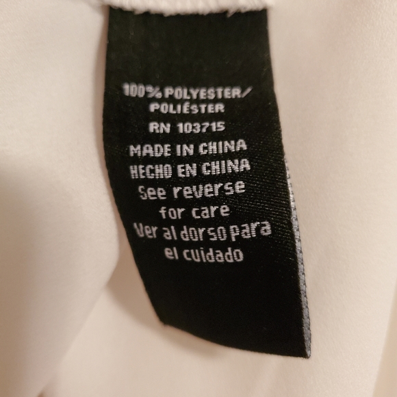 🌟3 for $25-White blouse with zipper - Picture 6 of 7